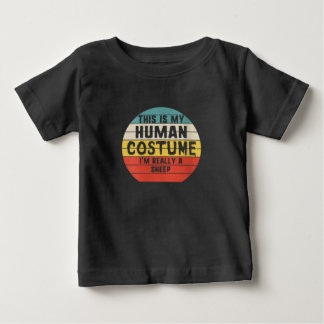 T-shirt Pour Bébé C'est mon costume humain Je suis vraiment un cadea