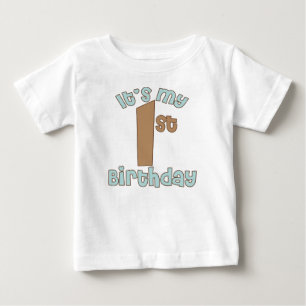 T-shirt Pour Bébé C'est mon premier anniversaire