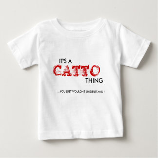 T-shirt Pour Bébé C'est un truc de catto...bébé