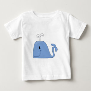 T-shirt Pour Bébé C'est une baleine bleue