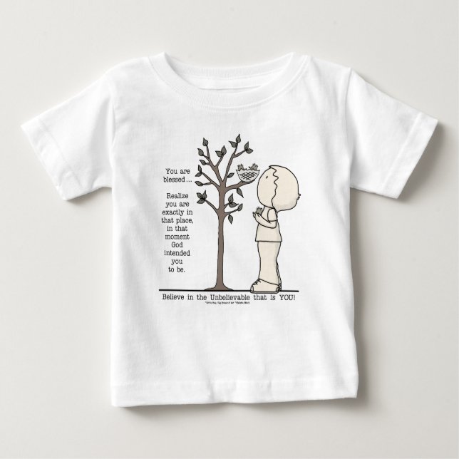 T-shirt Pour Bébé Cet endroit (Devant)