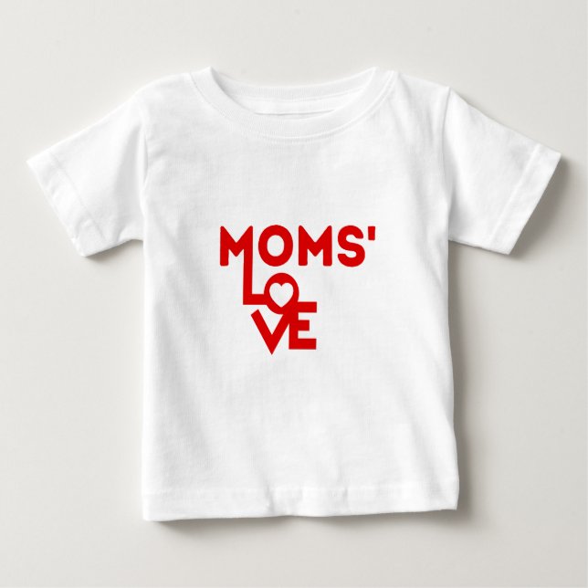 T-shirt Pour Bébé Cette Maman Aime Ses Triplets (Devant)