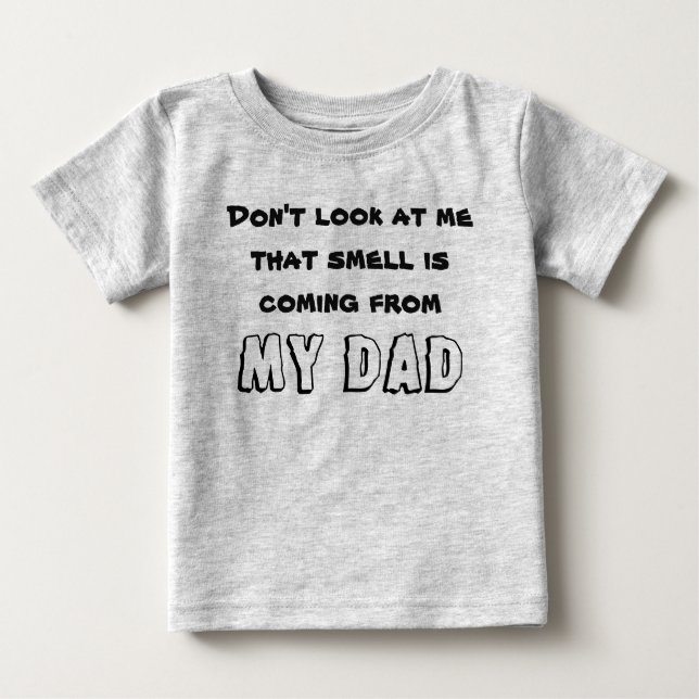 T-SHIRT POUR BÉBÉ CETTE ODEUR (Devant)