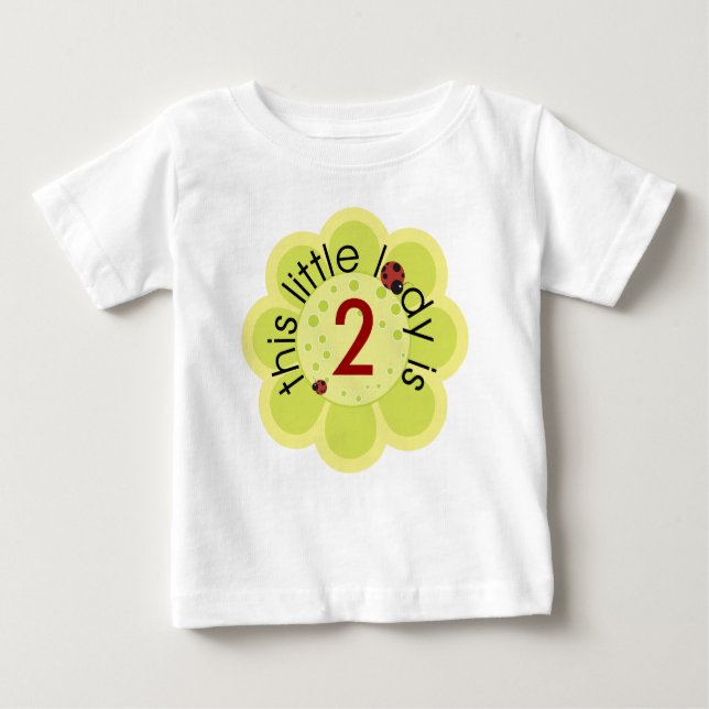 T-shirt Pour Bébé Cette petite dame est... (Devant)