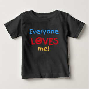 T-shirt Pour Bébé Chacun m'aime
