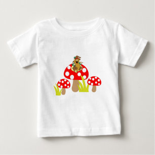 T-shirt Pour Bébé Champignons