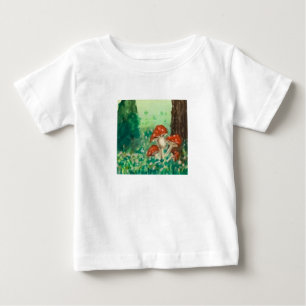 T-shirt Pour Bébé Champignons
