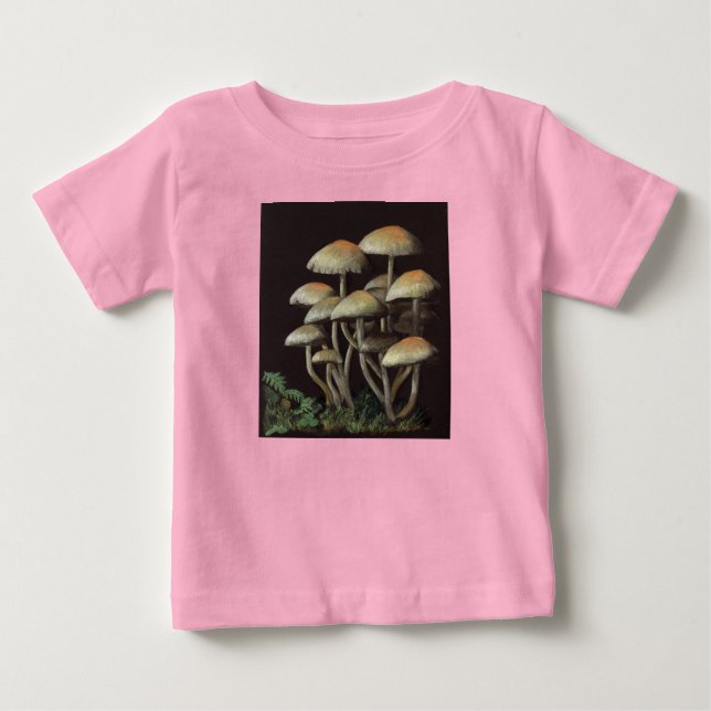 T-shirt Pour Bébé Champignons (Devant)