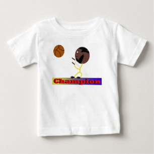 T-shirt Pour Bébé Champion du championnat de Bowling Ball Head