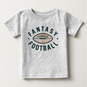 T-shirt Pour Bébé Champion du football d'imaginaire