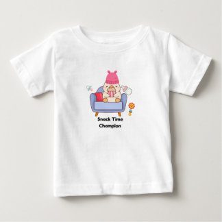 T-shirt Pour Bébé Champion du Temps des Collations - Bébé Mignon