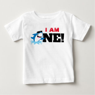 T-shirt Pour Bébé Chandail d'anniversaire de requin Toddler Baby Kid