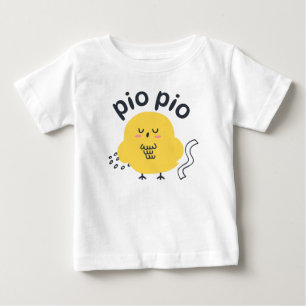 T-shirt Pour Bébé Chanteur de poulet Pio Pio