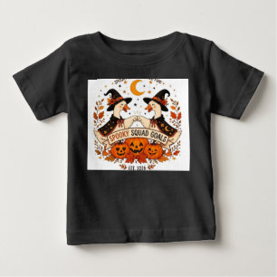 T-shirt Pour Bébé Chapeaux de sorcière d'oies mignons d'Halloween