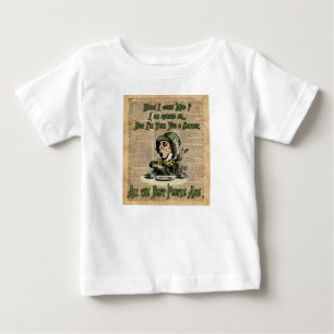 T-shirt Pour Bébé Chapelier fou, Alice au pays des merveilles, art