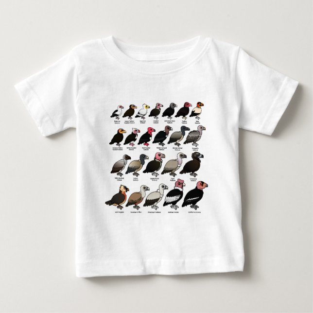 T-shirt Pour Bébé Chaque vautour (Devant)