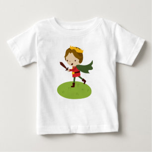 T-shirt Pour Bébé Charge de prince Liam de conte de fées Kingdon