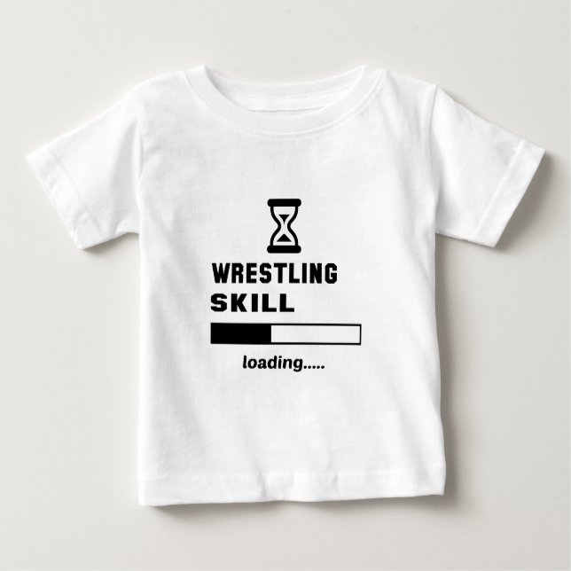 T-shirt Pour Bébé Chargement de lutte de compétence ...... (Devant)