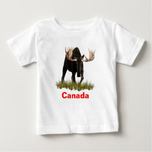 T-shirt Pour Bébé Charging Bull Moose