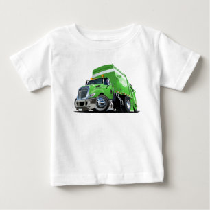T-shirt Pour Bébé Chariot à ordures de caricatures