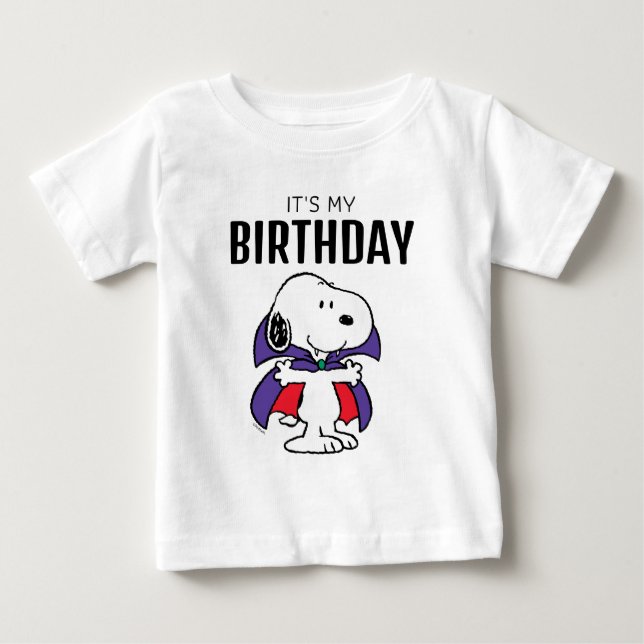 T-shirt Pour Bébé Charlie Brown et Gang Halloween fête d'anniversair (Devant)