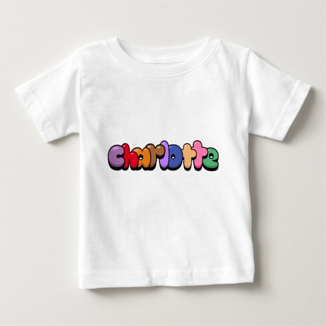 T-shirt Pour Bébé Charlotte (Devant)