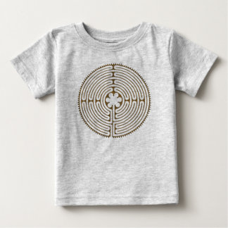 T-shirt Pour Bébé Chartres Labyrinthe style antique + vos idées