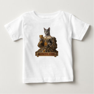 T-shirt Pour Bébé Chat Bleu Russe Lucrezia de Médici