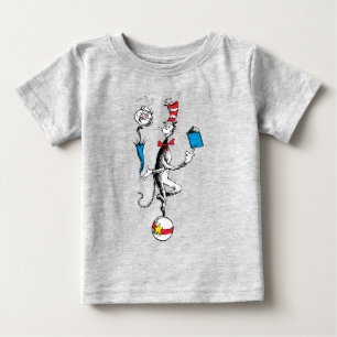 T-shirt Pour Bébé Chat dans la Loi sur l'équilibre Casquette