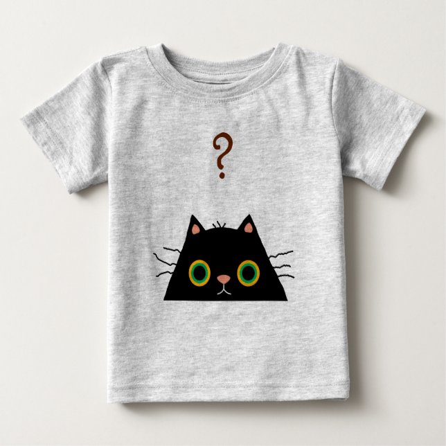 T-shirt Pour Bébé Chat informe (Devant)