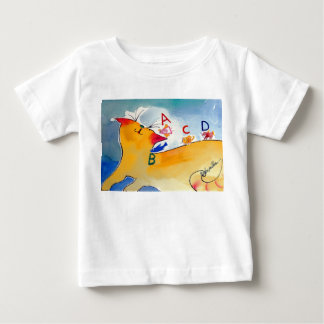T-shirt Pour Bébé chaton et alphbet