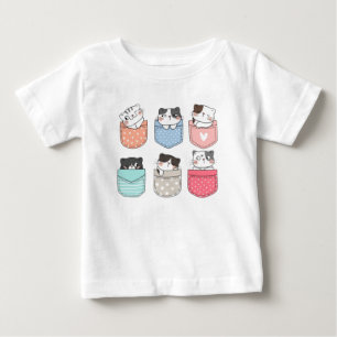 T-shirt Pour Bébé Chatons doux