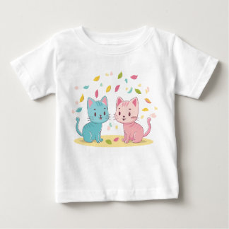 T-shirt Pour Bébé Chats mignons