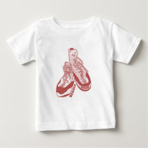 T-shirt Pour Bébé Chaussure escalade de roche