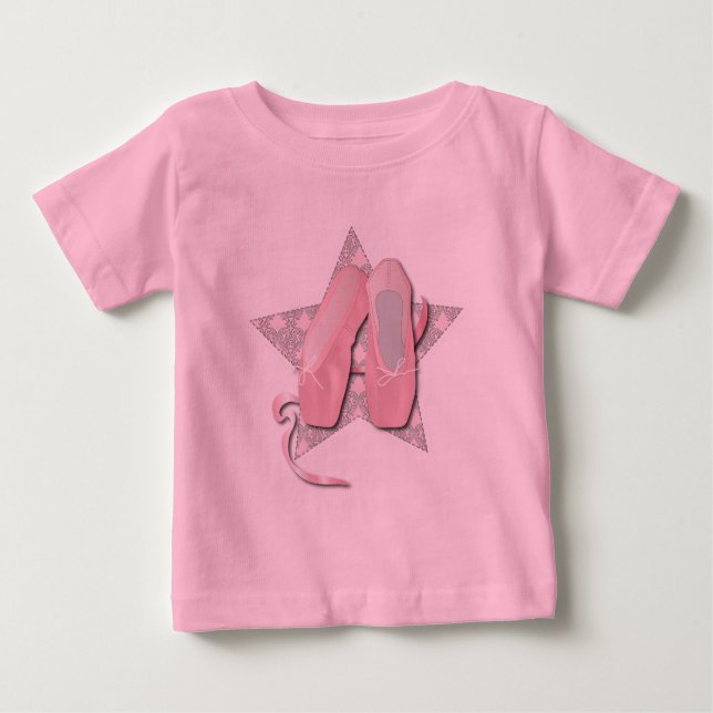 T-shirt Pour Bébé Chaussure Pointe Body Costume (Devant)