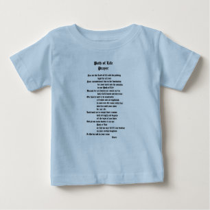 T-shirt Pour Bébé Chemin de la vie Prière