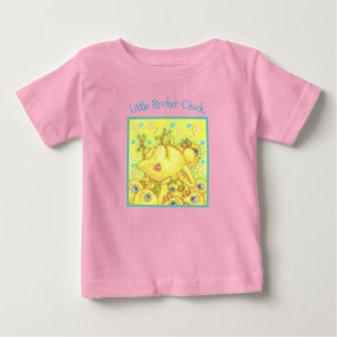 T-SHIRT POUR BÉBÉ CHEMINÉE MOSH PIT, BÉBÉ POULE JERSEY T-SHIRT