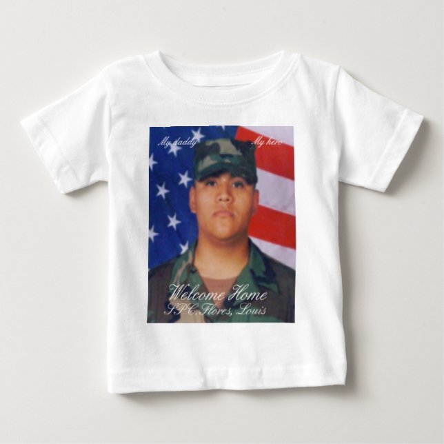 T-shirt Pour Bébé Chemise à la maison bienvenue (Devant)