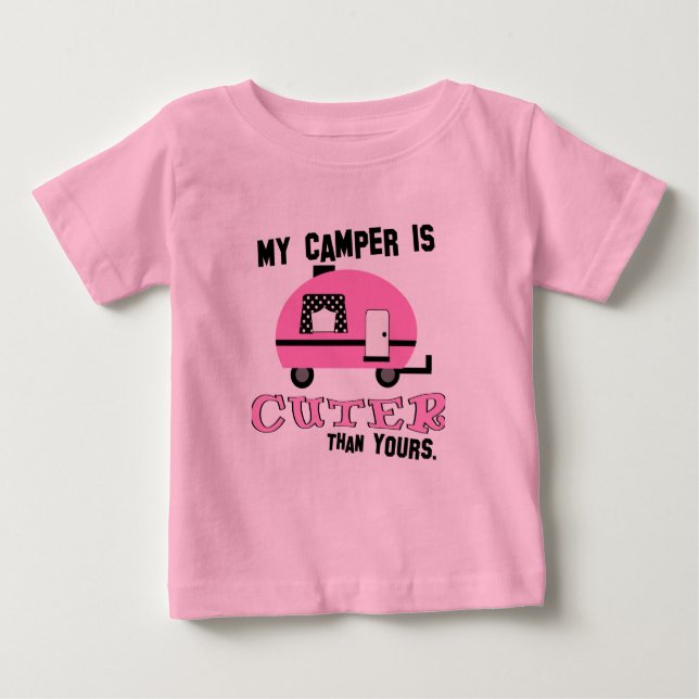 T-shirt Pour Bébé Chemise à volants mignonne pour tout-petits (Devant)