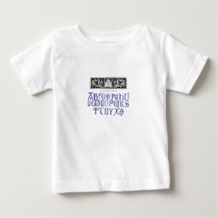 T-shirt Pour Bébé Chemise Alphabet pour enfant