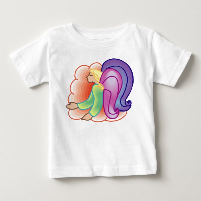 T-shirt Pour Bébé Chemise Angel Love (Devant)