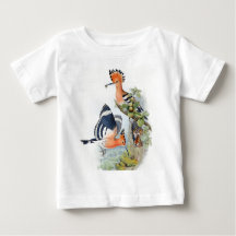 Chemise bébé aux oiseaux mignons