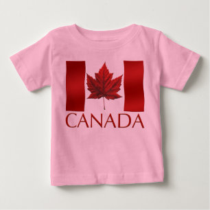 T-shirt Pour Bébé Chemise bébé Canada Drapeau Canada Souvenirs bébé