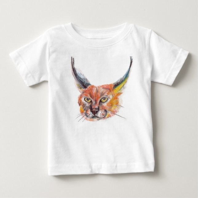 T-shirt Pour Bébé Chemise bébé Lynx fan (Devant)