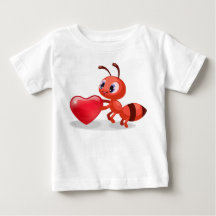 Chemise bébé mignonne Ant