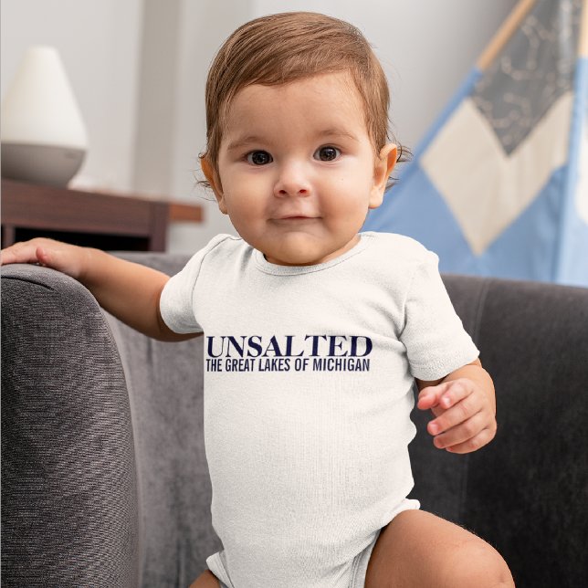 T-shirt Pour Bébé Chemise bébé non salée Michigan (Créateur téléchargé)