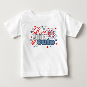 T-shirt Pour Bébé Chemise blanche et mignonne rouge de kiddie 4