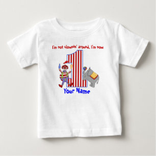 T-shirt Pour Bébé Chemise Cirus Clown 1er anniversaire