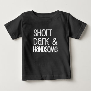 T-shirt Pour Bébé Chemise courte foncée et belle drôle garçon