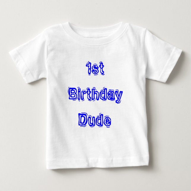 T-shirt Pour Bébé Chemise d'anniversaire (Devant)